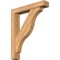 Ekena Millwork Funston Block Smooth Bracket w/ Offset Brace, Western Red Cedar, 5 1/2"W x 30"D x 36"H BKT0604X30X36FST05SWR - alternate 1
